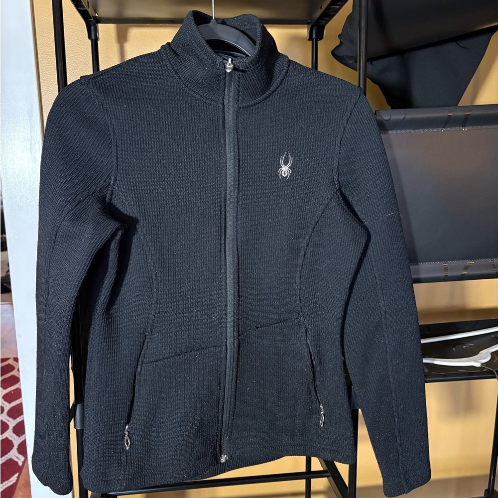 Black Spyder Full-Zip Jacket - image 1